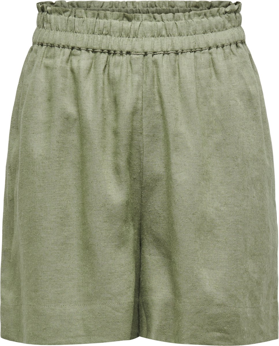 ONLY - ONLBRUXELLES HW LIN BL SHORTS PNT NOOS - Dames - Bermuda shorts