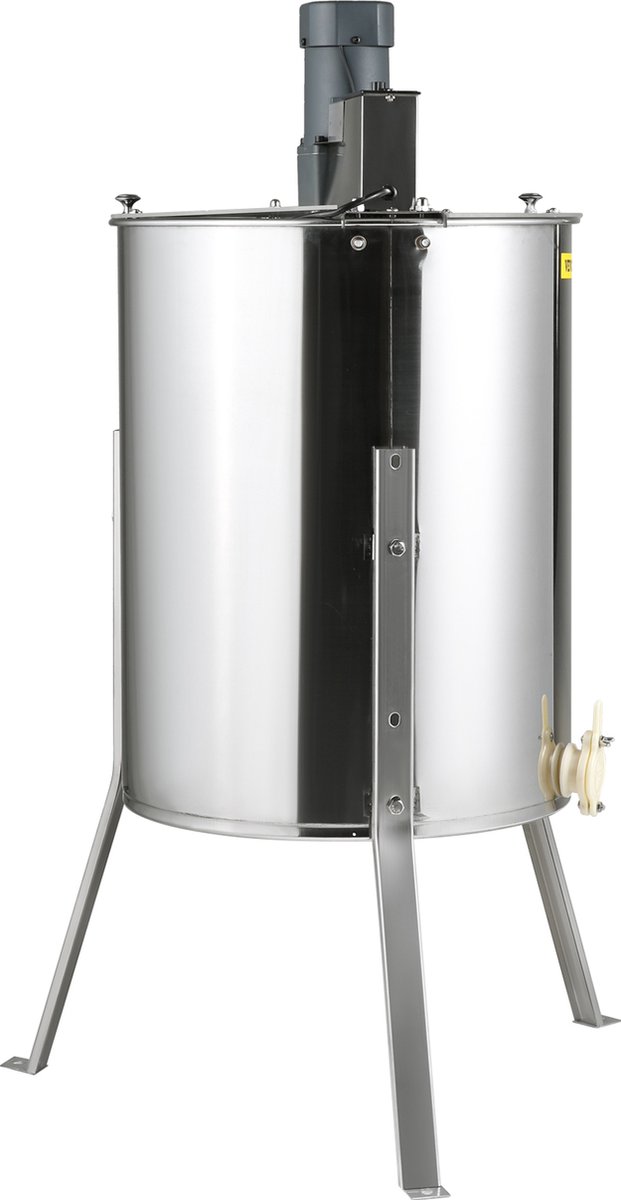 VEVOR Honing Extractor Elektrische 140w TangentiëLe Extractor Roestvrij Staal 4/8 Frames Honing Extractor 45mm Honing Klep 1300 Rpm Elektrische Honing Extractor 48x16/23cm Honingraat Size Imkerij Imker Accessoires van Merkloos — afbeelding 2