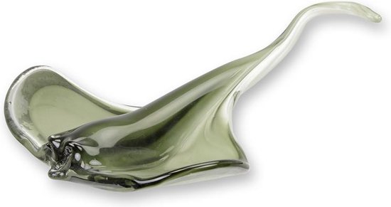 Plat à bonbons double en Verres manta