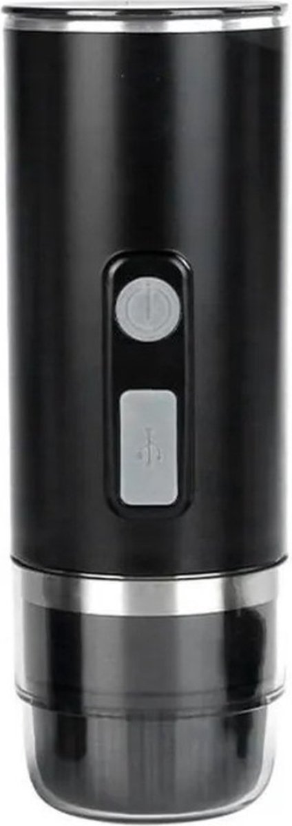 Draagbare Elektrische Mini-Koffiemachine - Koffiemachines - Koffiezetapparaat - Oplaadbaar - Compact - Koffie - Reizen - Zwart - 90ml