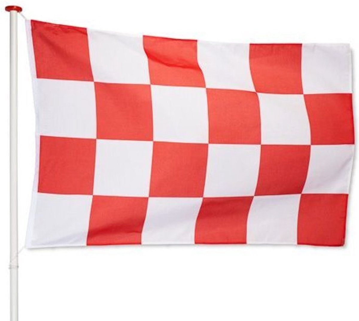 Brabantse vlag Noord Brabant | gevelvlag Brabant | Noord Brabant vlag Noord Brabant geschikt voor vlaggenstok | afm. 100x150 cm, polyester | VlaggenEnMasten.nl