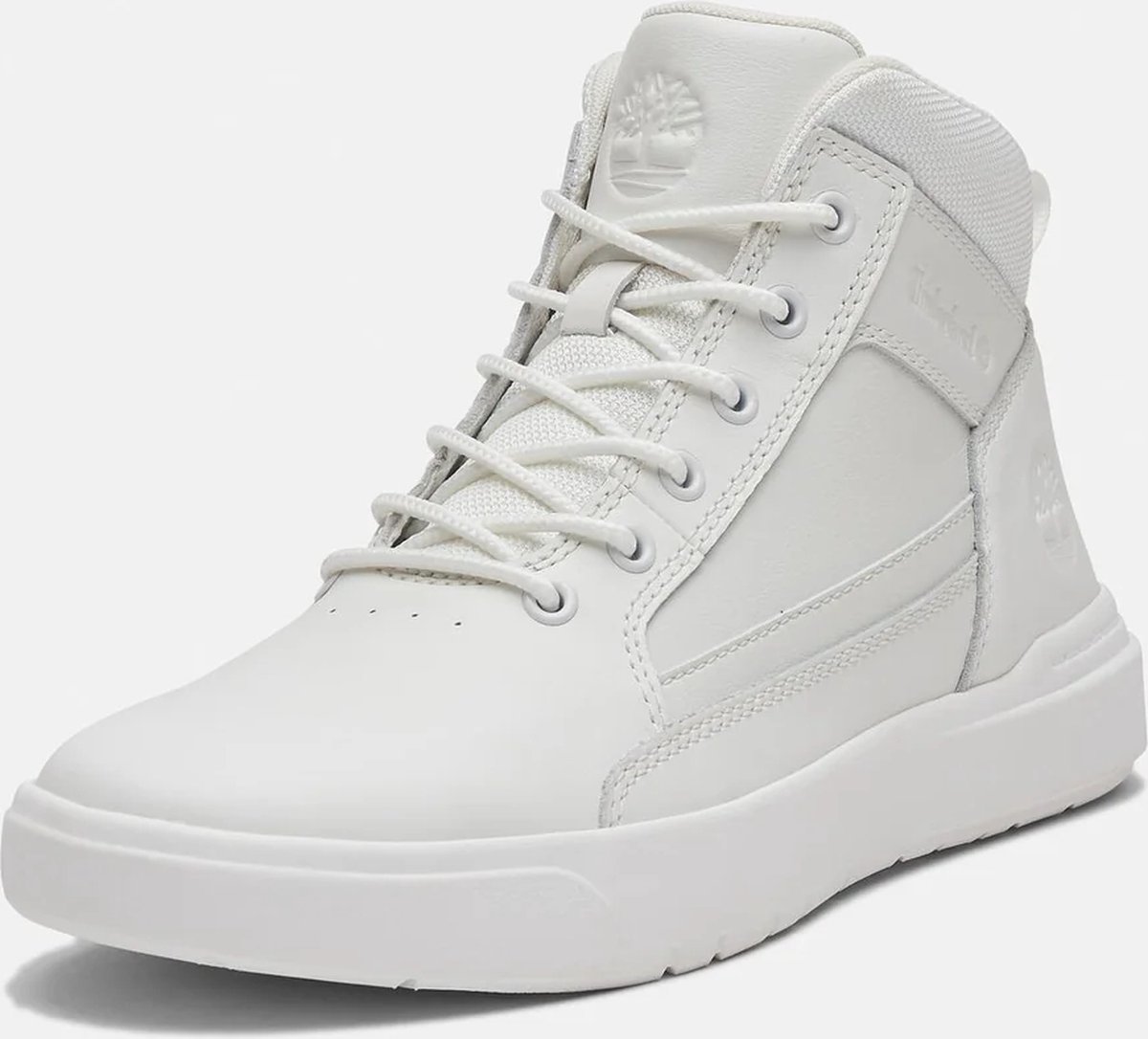 Timberland Allston MID LACE SNEAKER white full grain