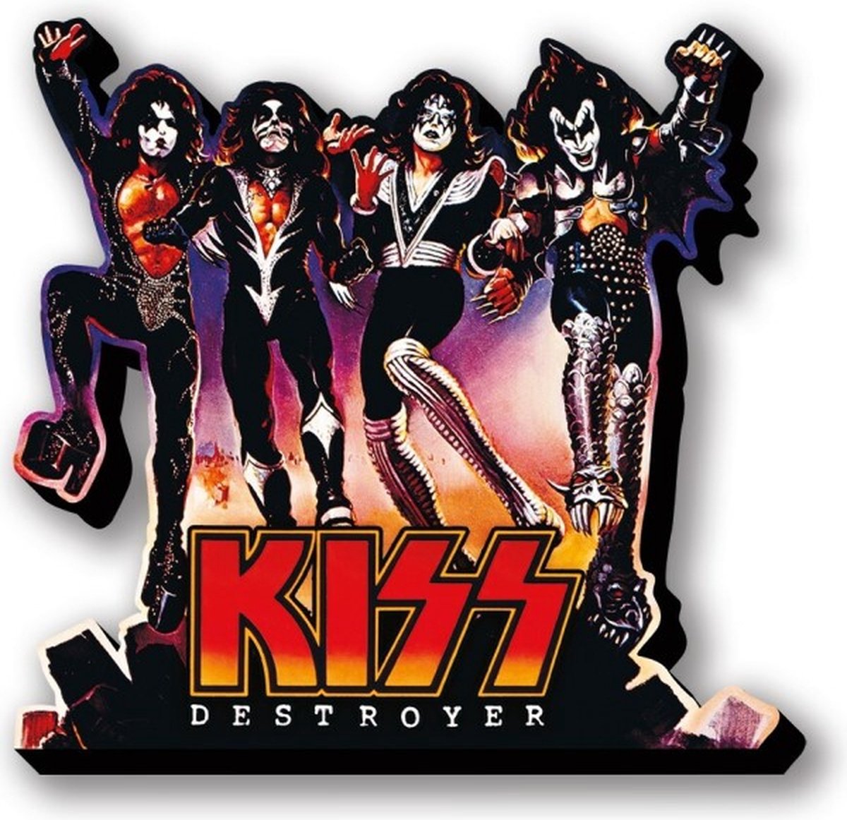 Magneet - Kiss Destroyer Funky Chunky Magnet