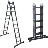 ALDORR Professional - Vouwladder 4 x 5 treden zonder platform - Aluminium – 2,80 meter
