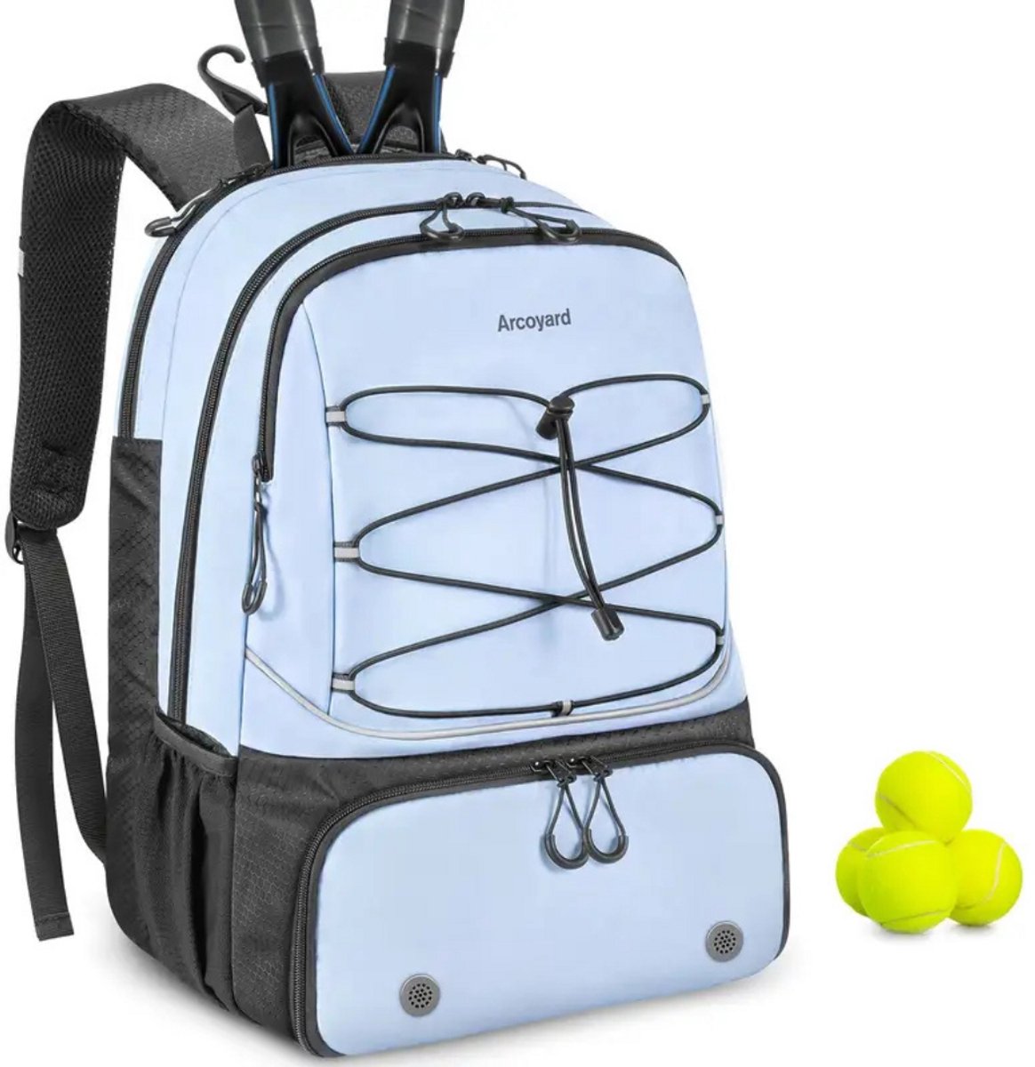 Nivard Padeltas - Padel Tas - Tennistas - Tennis - Rugzak - Hoes - Heren - Dames - Zak - Blauw