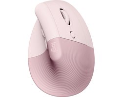 Logitech Lift - Verticale ergonomische muis - Rechtshandig - Roze