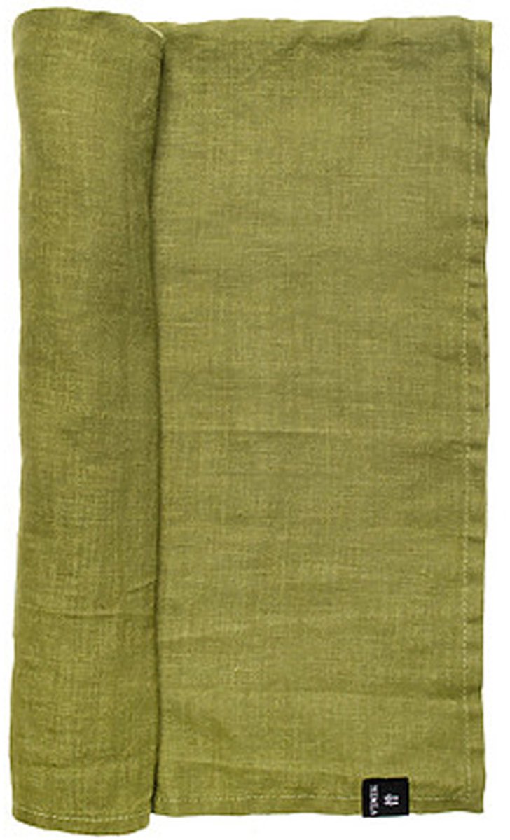 Himla Sunshine tafelloper linnen – Greenery