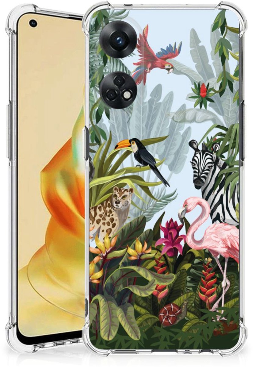 Case Anti-shock voor OPPO Reno8 T 4G Jungle