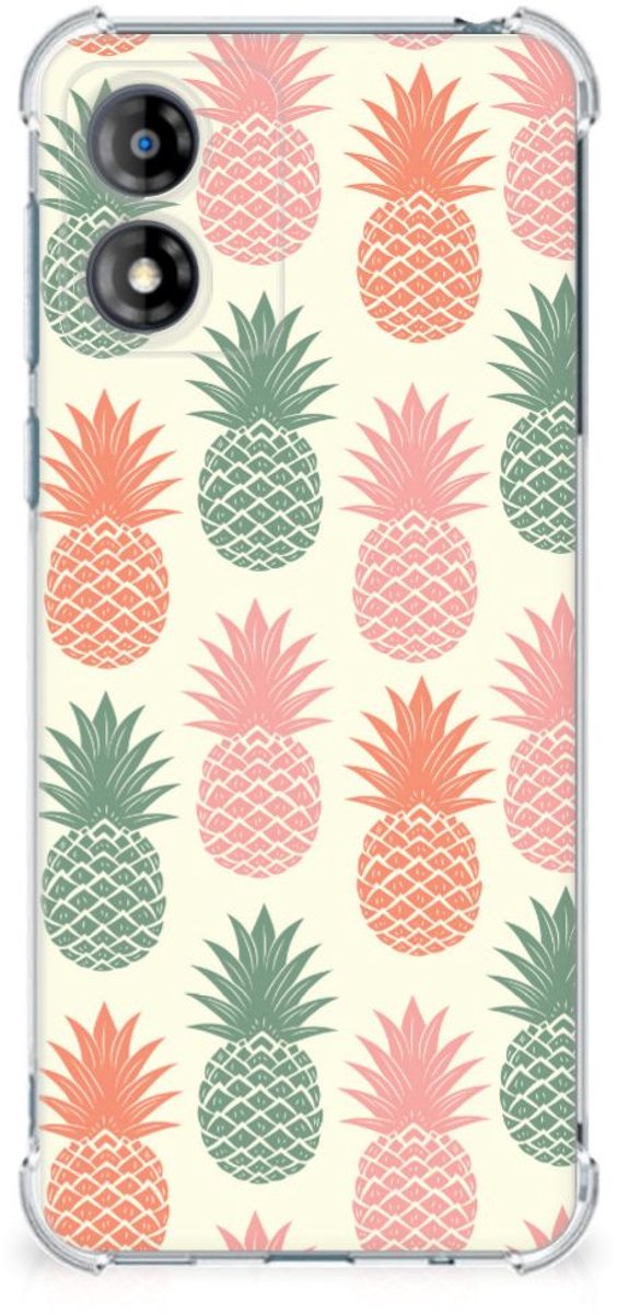 Motorola Moto E13 Beschermhoes Ananas