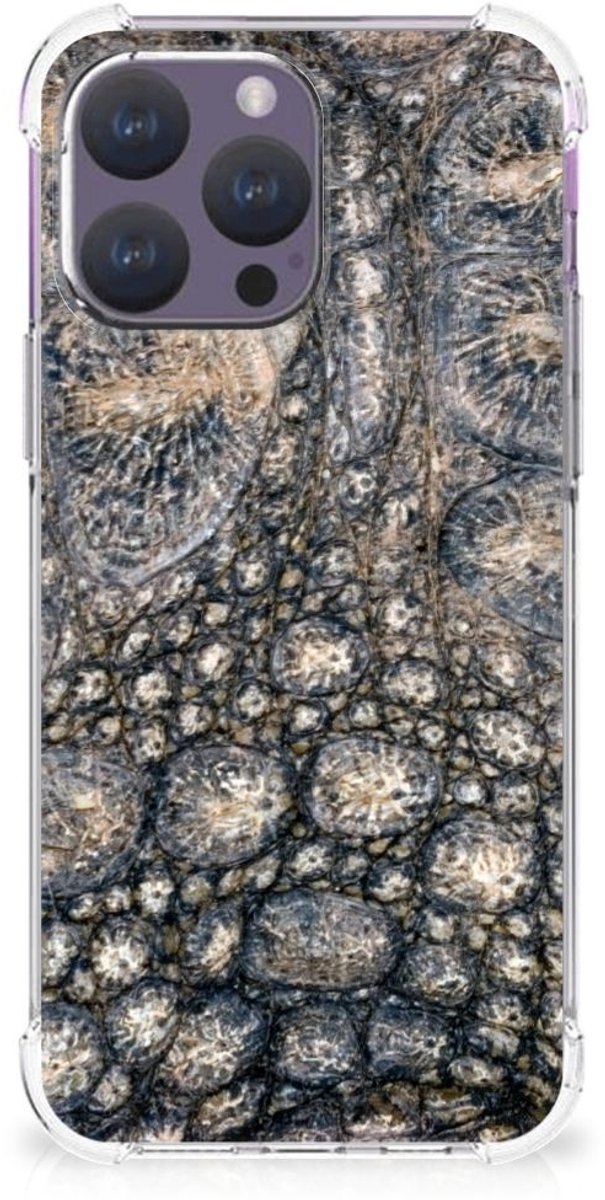 iPhone 15 Pro Max Case Anti-shock Krokodillenprint