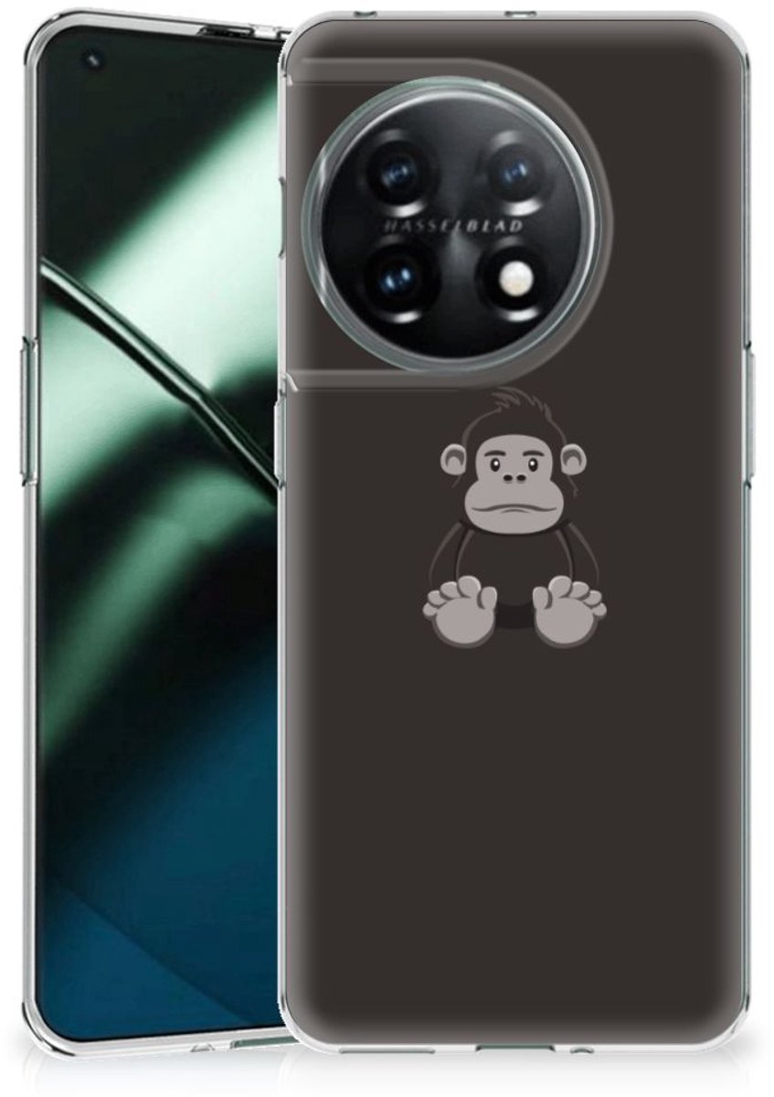 TPU Hoesje voor OnePlus 11 Telefoonhoesje met Naam Gorilla