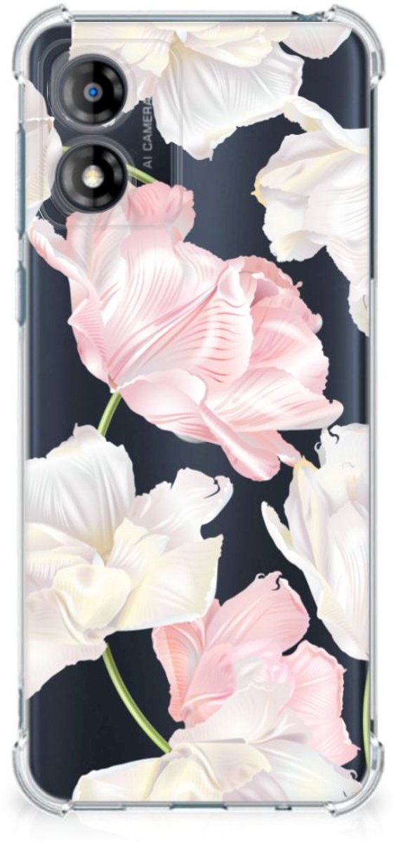 Motorola Moto E13 Case Lovely Flowers