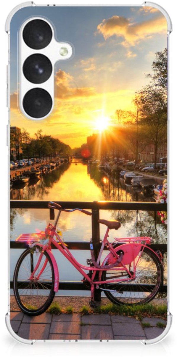 Samsung Galaxy A55 Telefoonhoesje met valbescherming Amsterdamse Grachten