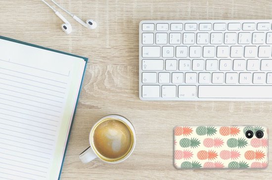 Coque Téléphone pour Motorola Moto E13 Protection Téléphone Ananas