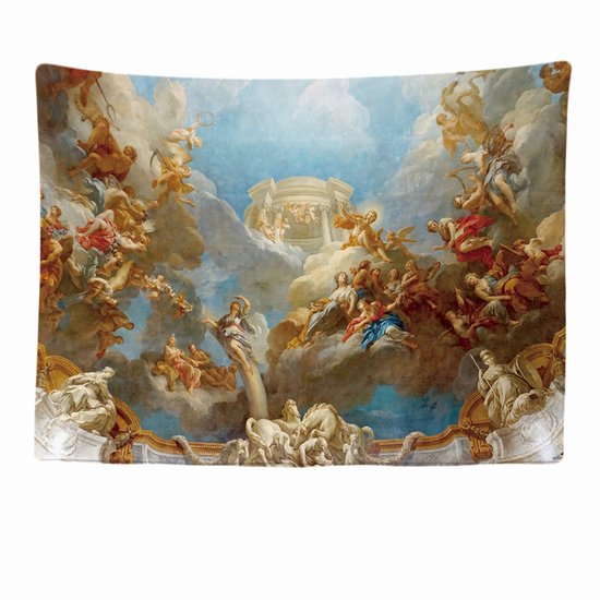 Ulticool Wandkleed 200x150 cm - Romeinen Bijbel Christelijk - voor Binnen - Wandtapijt Wanddoek Stof Poster Backdrop Frame Decoratie Woonkamer Slaapkamer Kamer Aesthetic Room Decor HSV Nederlands - Christelijke Cadeaus Vrouwen Tiener Meisje