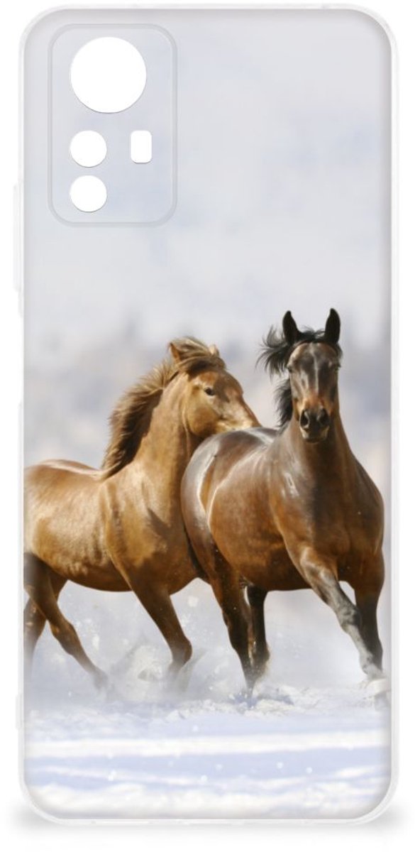 Xiaomi Redmi Note 12S TPU Hoesje Paarden