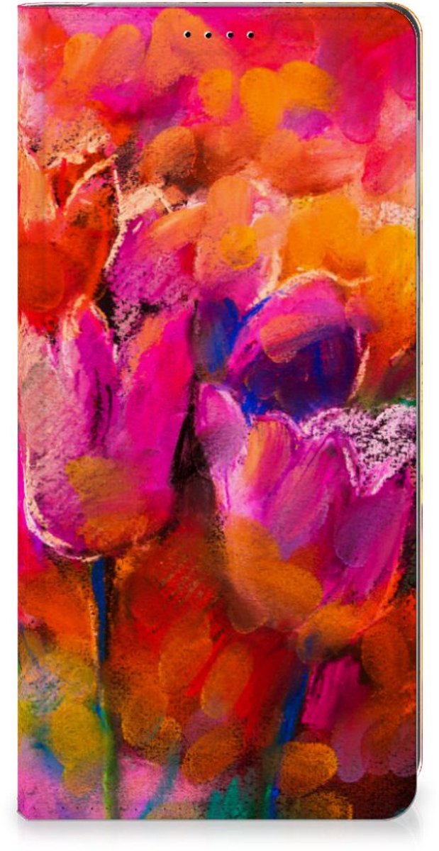 Bookcase Motorola Edge 40 Neo Tulips
