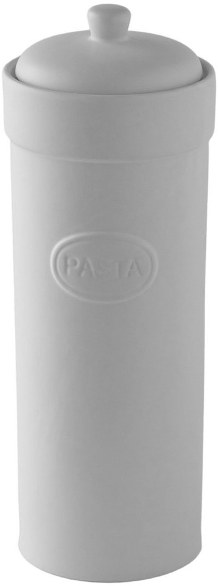 BIA Pasta Pastapot Mat Wit – Keramiek (Steengoed) – Voorraadpot voor Pasta – Keuken Opbergpot – Matte Jars Collectie