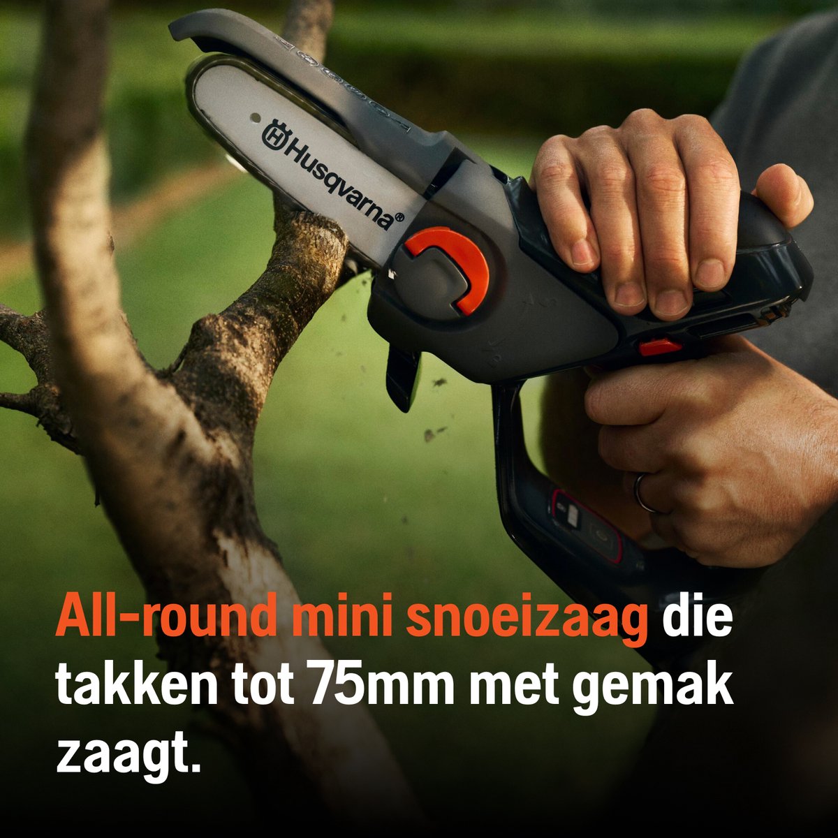 Husqvarna Aspire P5-P4A Mini-scie sans batterie - branches jusqu'à 75 mm