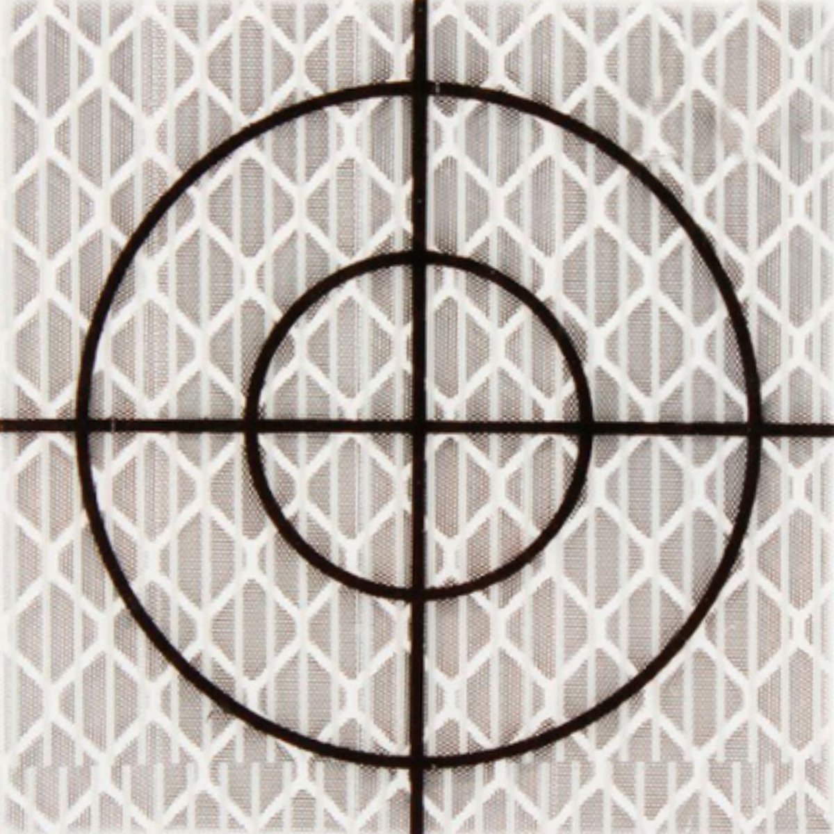 Meetstickers - 50x50mm - Reflecterend - Wit