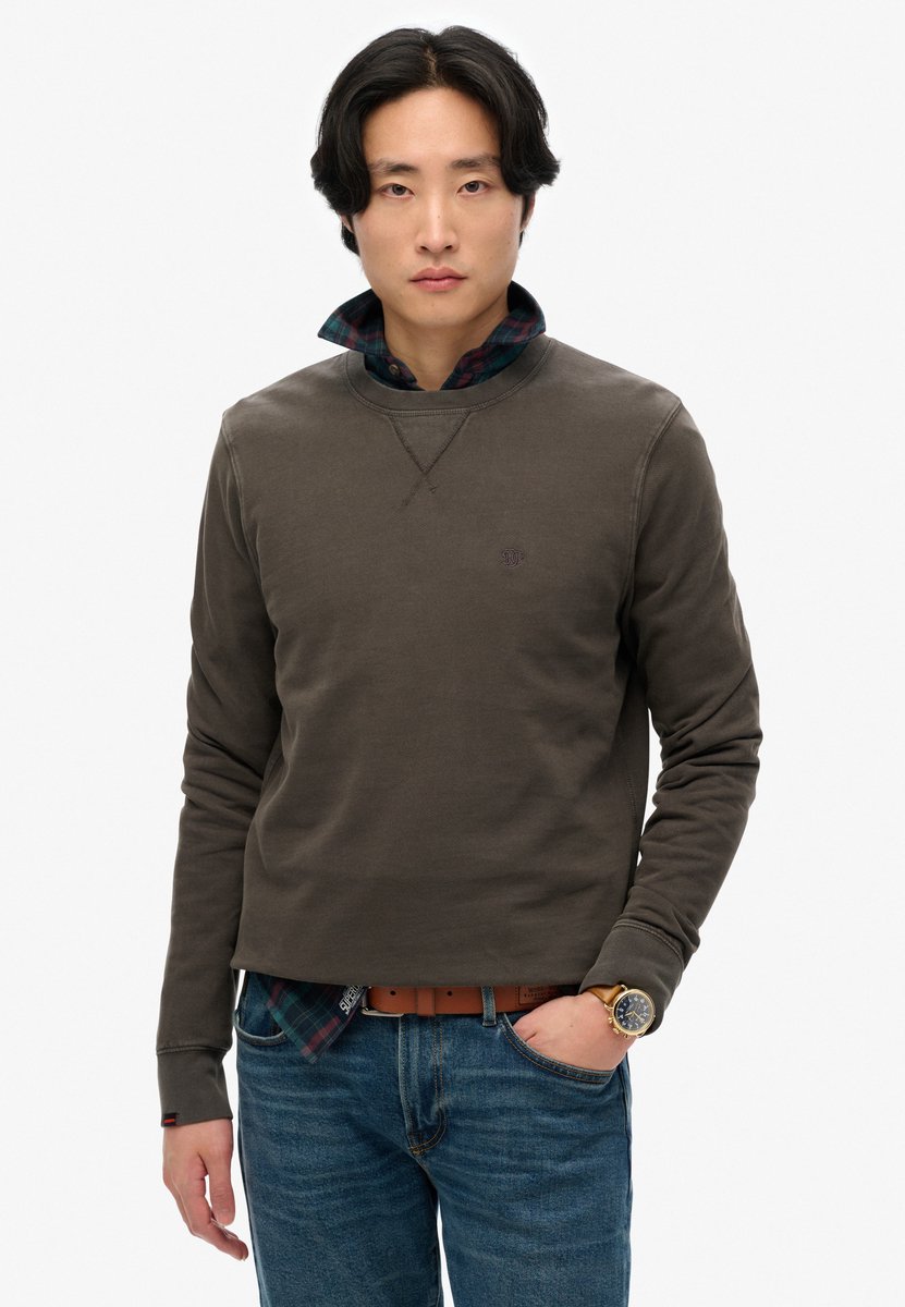 Superdry Classic Essential Sweater Heren Grijs