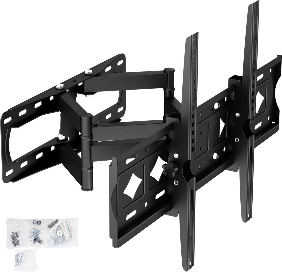 AVOID® TV Beugel 32-80 inch – Draaibare Tv beugel – Verstelbaar & Kantelbaar – VESA 200x200 tot 600x400 – 45kg Draagkracht – TV Ophangsysteem