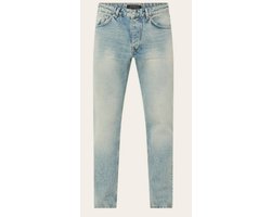 DRYKORN Hight slim fit jeans met lichte wassing en steekzakken - Indigo - Maat 30-34