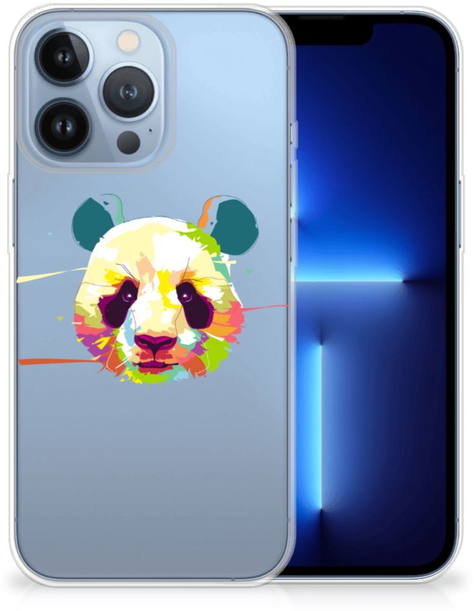 Apple iPhone 13 Pro Telefoonhoesje met Naam Panda Color