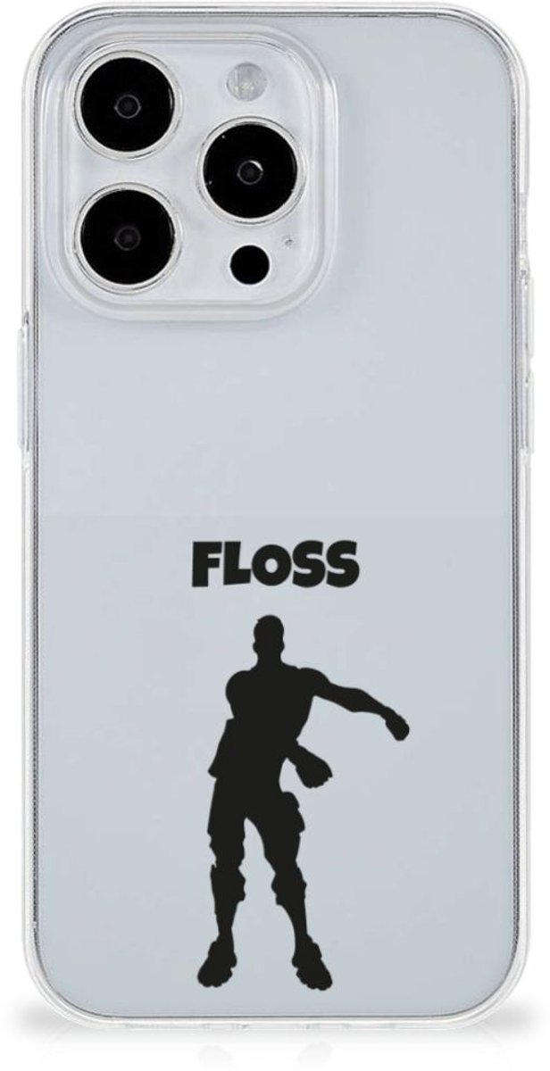 iPhone 15 Pro Telefoonhoesje met Naam Floss