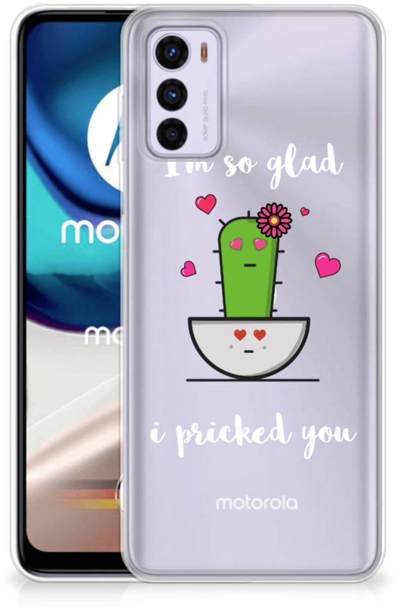 Motorola Moto G42 Telefoonhoesje met Naam Cactus Glad
