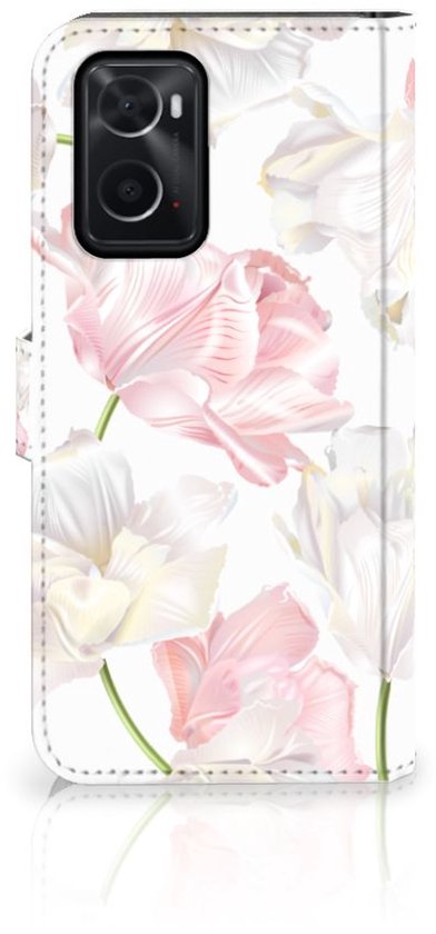 Étui pour téléphone portable OPPO A76 | A96 Wallet Book Case Gift for Maman Lovely Flowers
