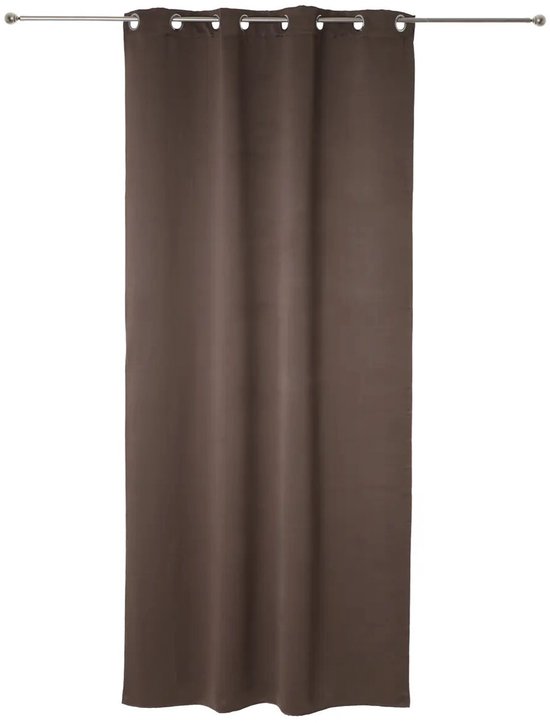 Verduisterende gordijnen - 135 x 240 cm - 2 stuks - taupe