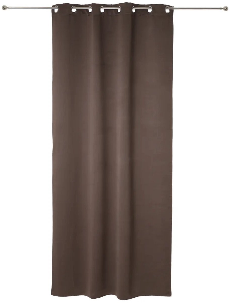 Atmosphera Verduisterende gordijnen - 135 x 240 cm - 2 stuks - taupe