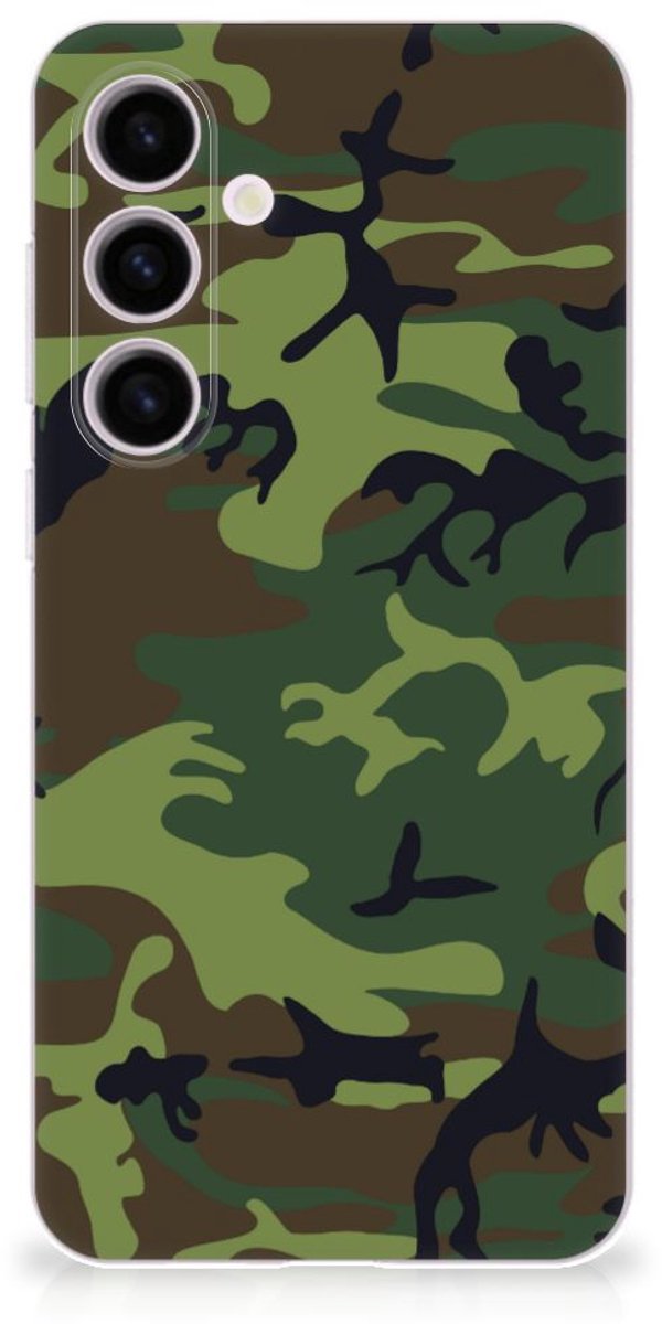 Back Cover voor Samsung Galaxy S24 Plus TPU bumper Army Dark