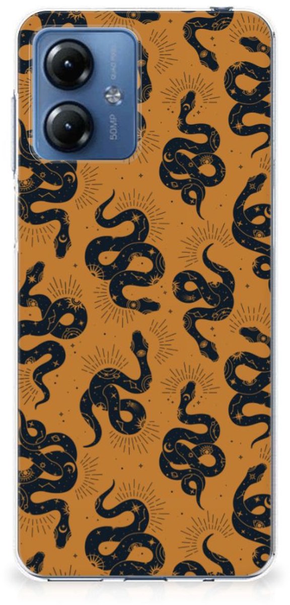 TPU Hoesje voor Motorola Moto G14 Snakes