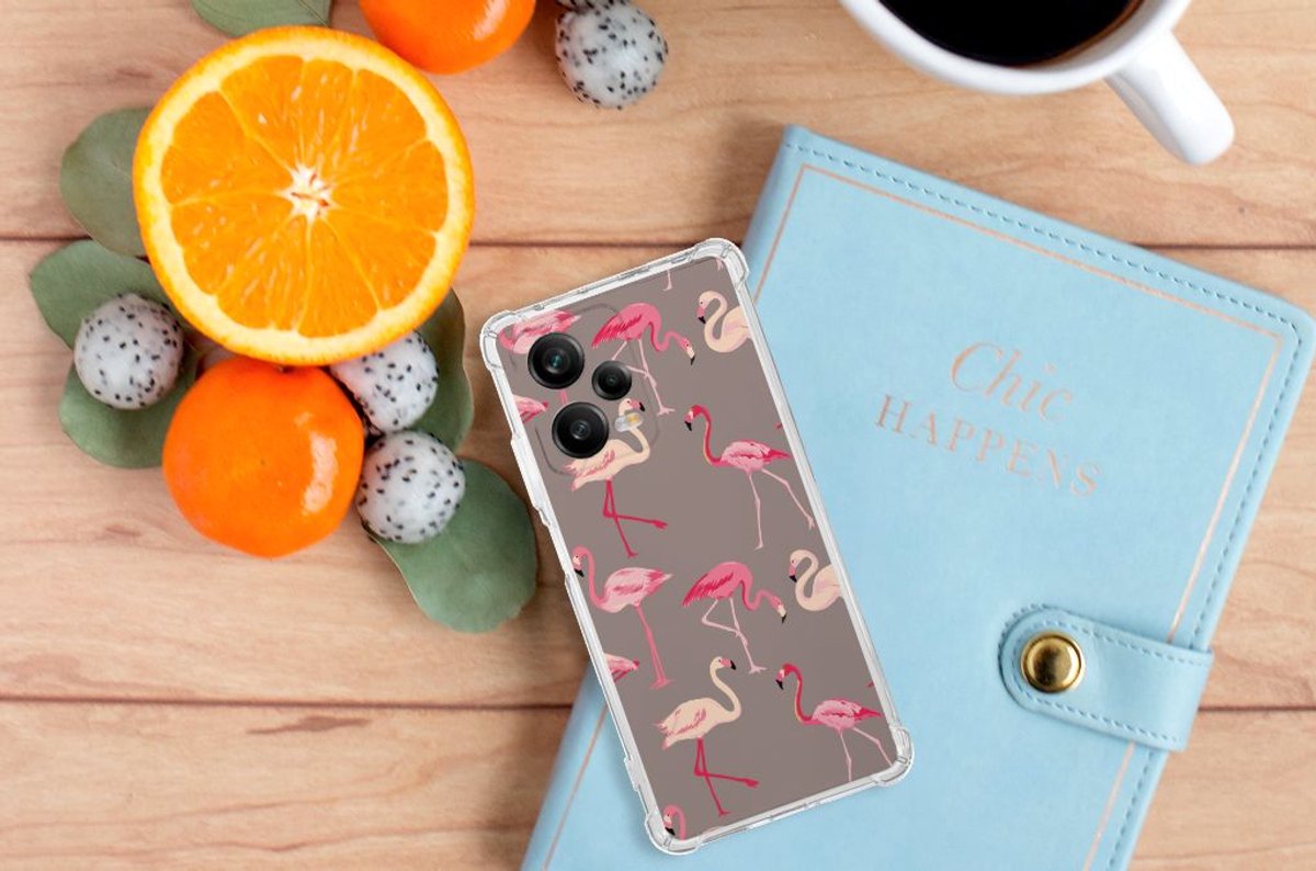 Xiaomi Redmi Note 12 Pro Plus Case Anti-shock Flamingo