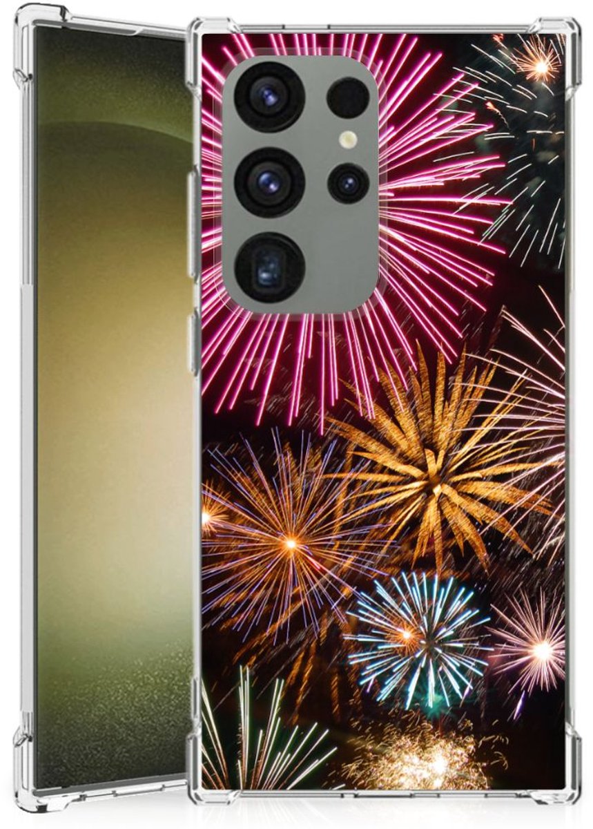 Samsung Galaxy S24 Ultra Anti Shock Bumper Case Vuurwerk