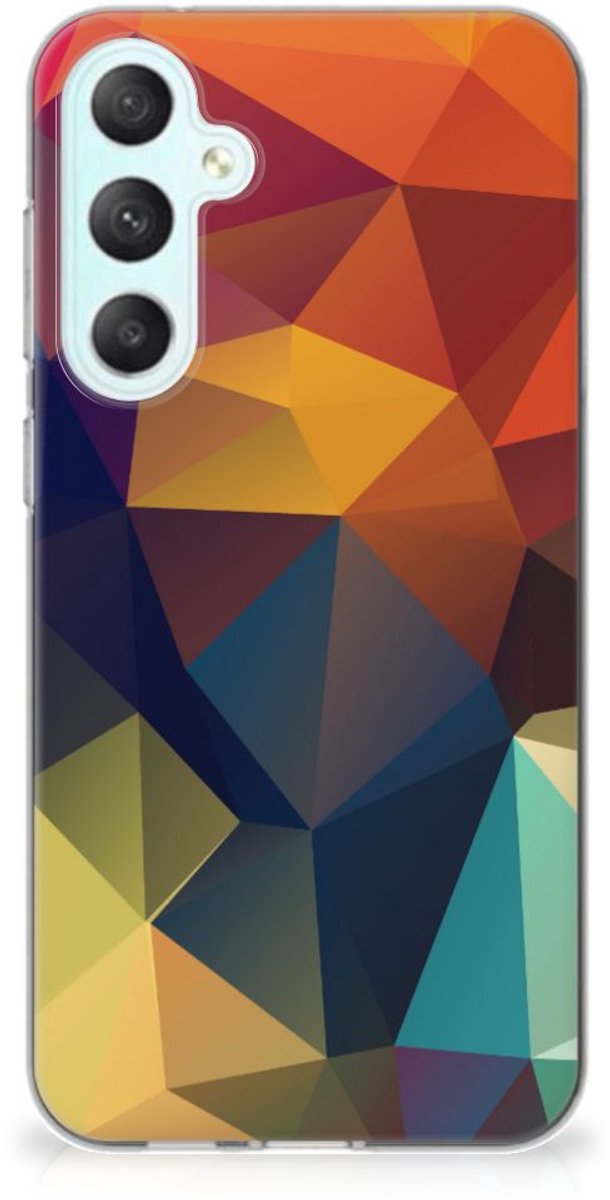 Samsung Galaxy S23 FE TPU Hoesje Polygon Color
