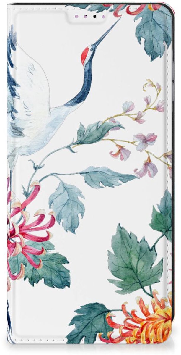Samsung Galaxy A25 Hoesje maken Bird Flowers