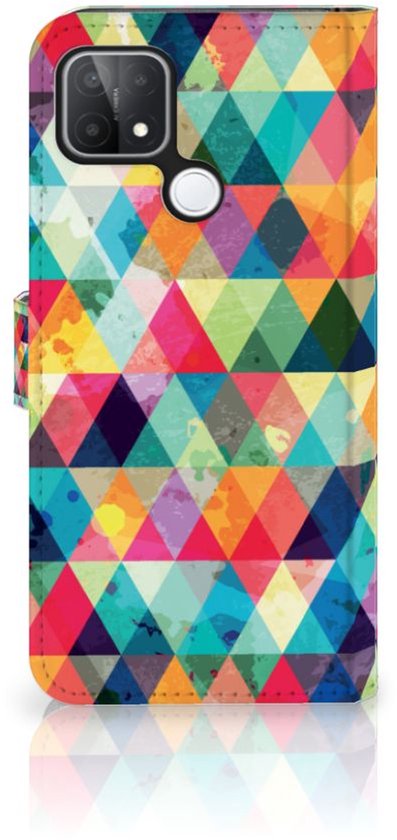 Coque de téléphone avec photo Coque OPPO A15 GSM à carreaux