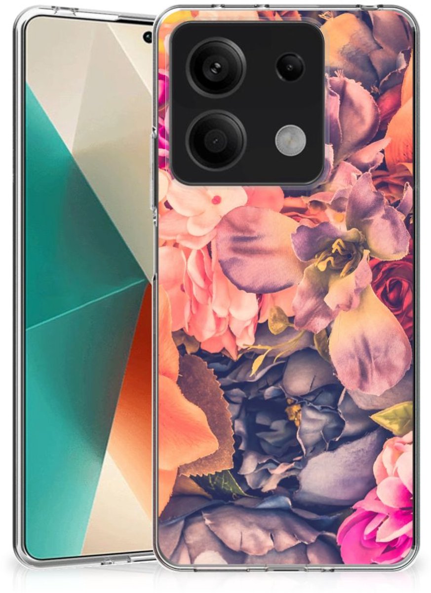 Xiaomi Redmi Note 13 5G TPU Case Bosje Bloemen
