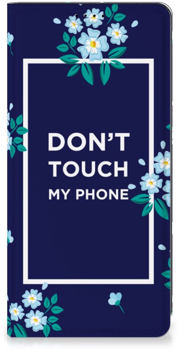 Samsung Galaxy S23 FE Design Case Flowers Blue DTMP