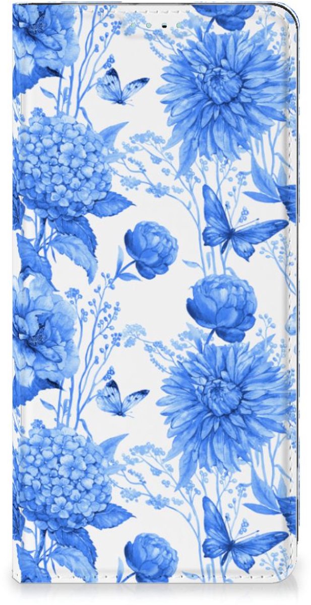 Smart Cover voor OnePlus Nord 3 Flowers Blue