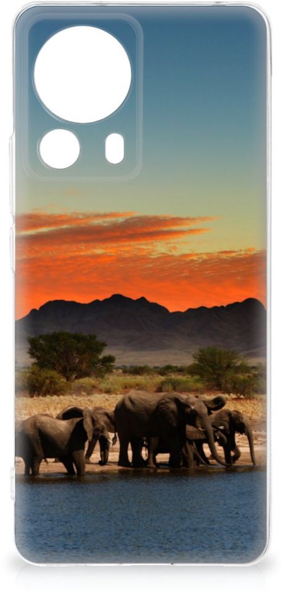 Xiaomi 13 Lite TPU Hoesje Olifanten