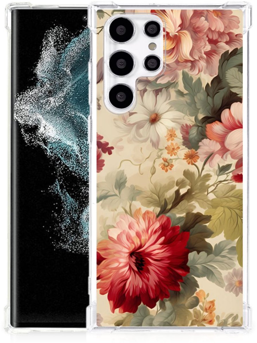 Case voor Samsung Galaxy S22 Ultra Bloemen