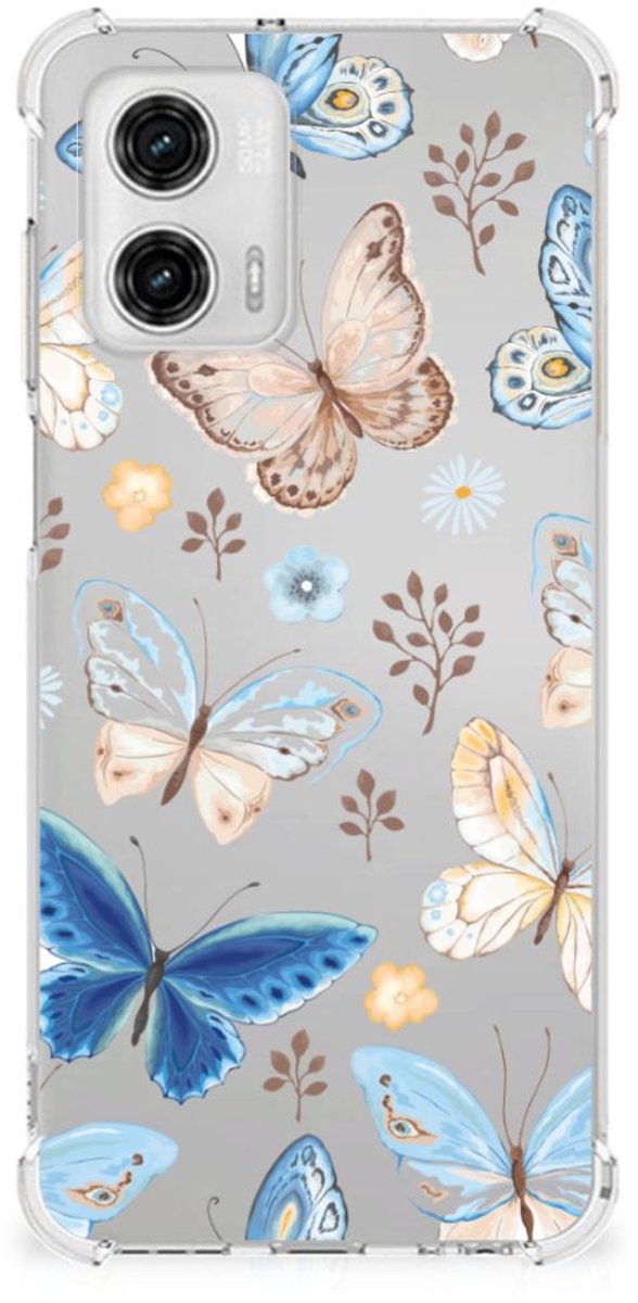 Case Anti-shock voor Motorola Moto G73 Vlinder