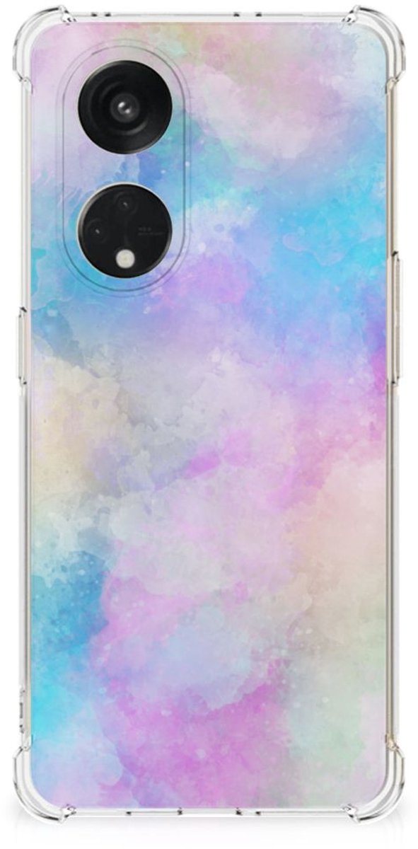 Back Cover voor Back Cover OPPO Reno8 T 5G Watercolor Light