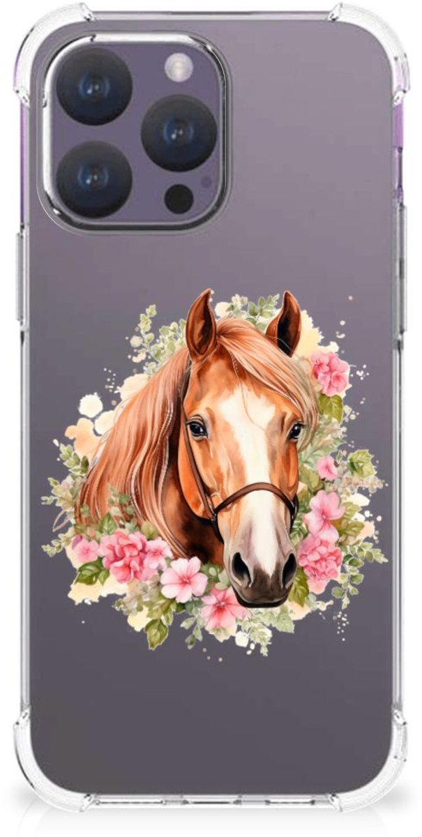 Case Anti-shock voor iPhone 15 Pro Max Paard