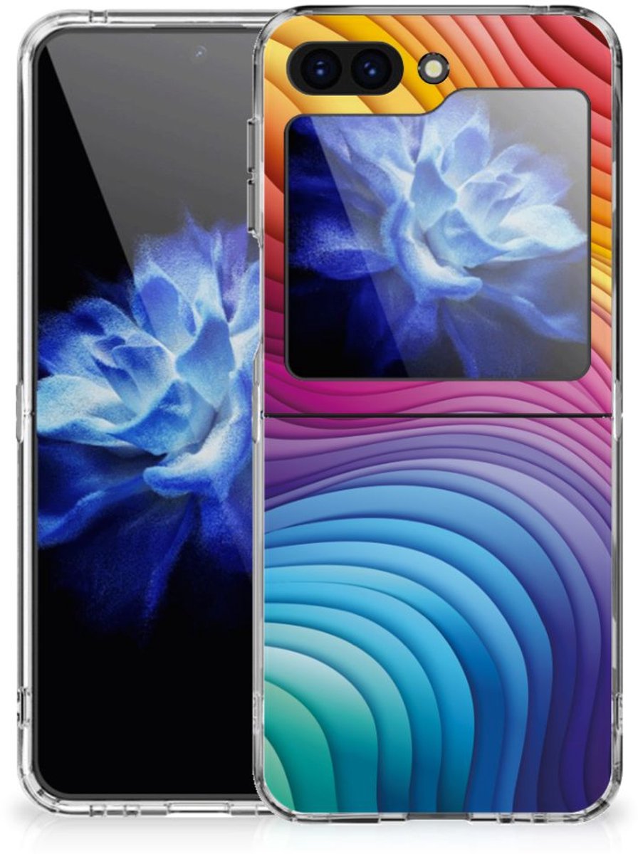 TPU Hoesje voor Samsung Galaxy Z Flip 5 Regenboog