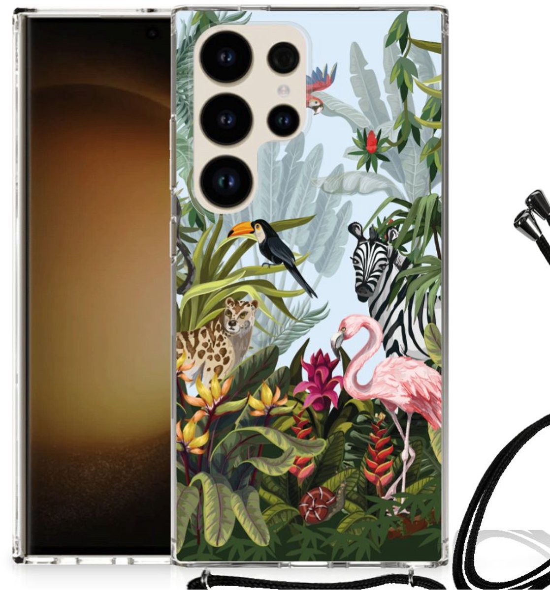 Case Anti-shock voor Samsung Galaxy S24 Ultra Jungle